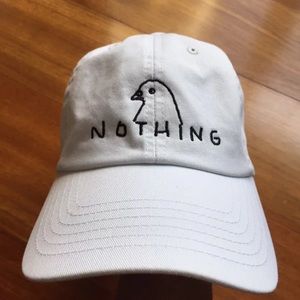 White Dad Hat Cap